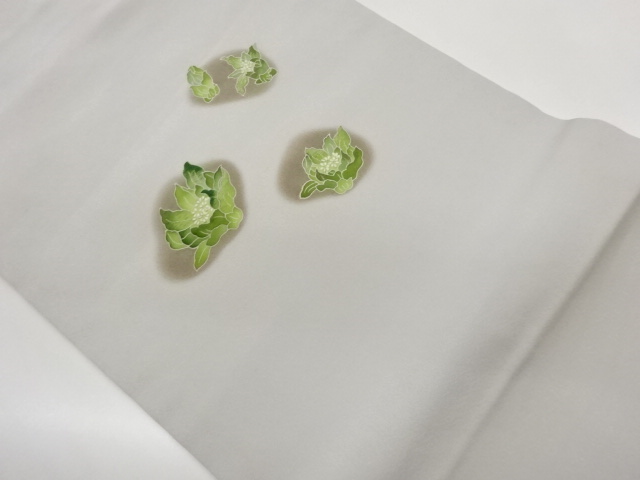 ふきのとう模様刺繍名古屋帯